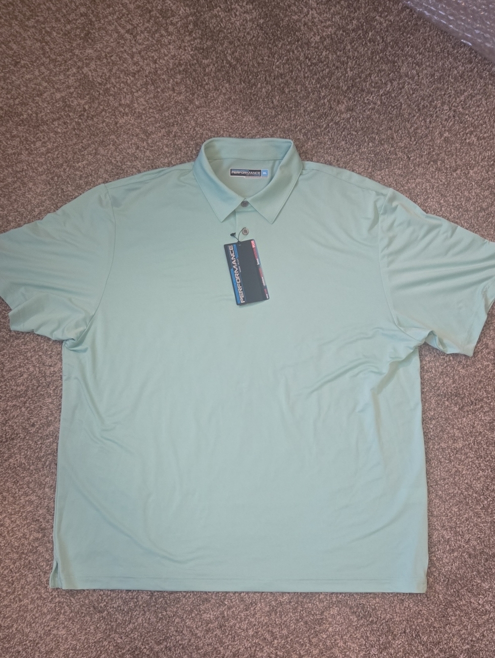 Roundtree & Yorke Men's Polo Shirt - Light Mint Green